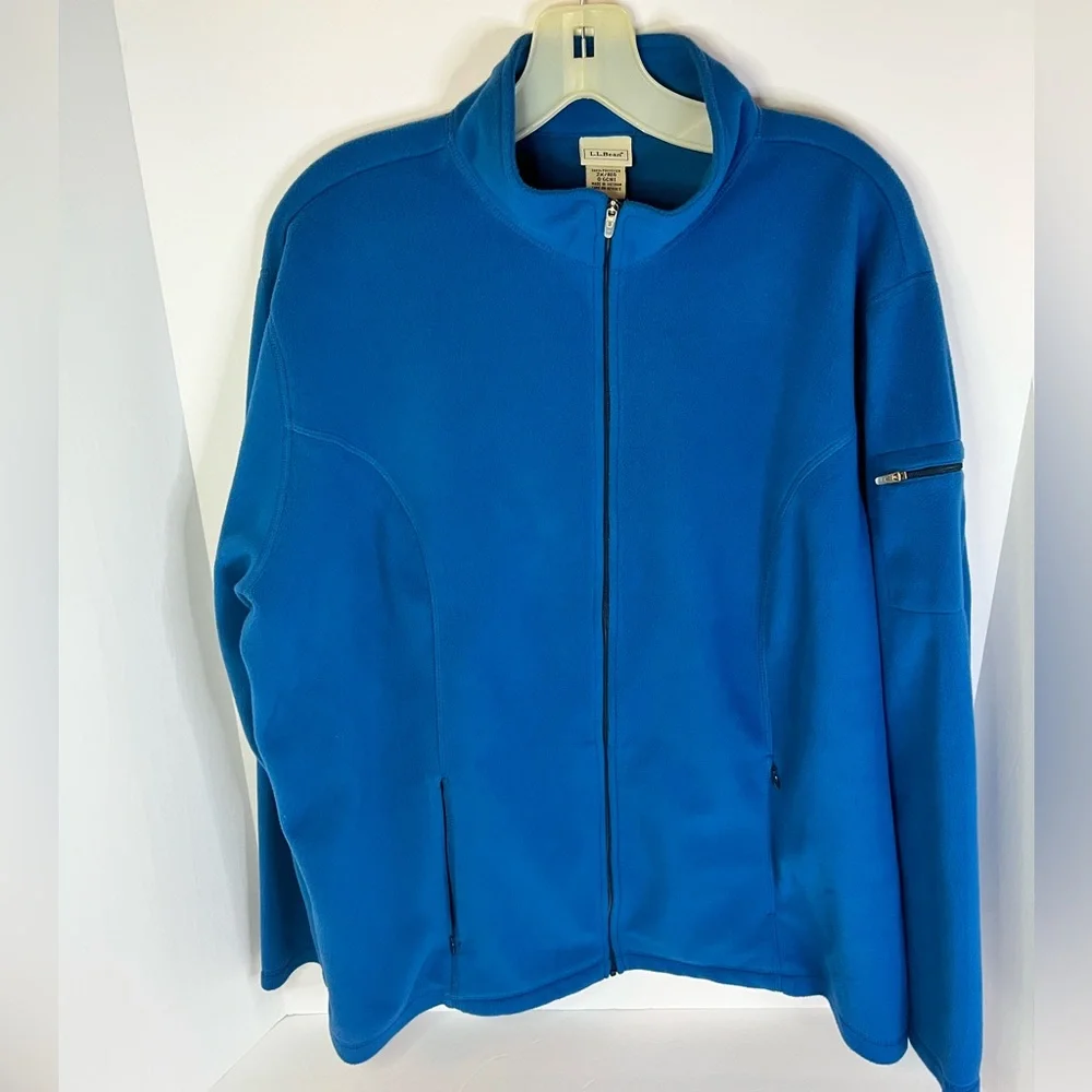 LL Bean Full Zip Fleece Jacket‎  XXL